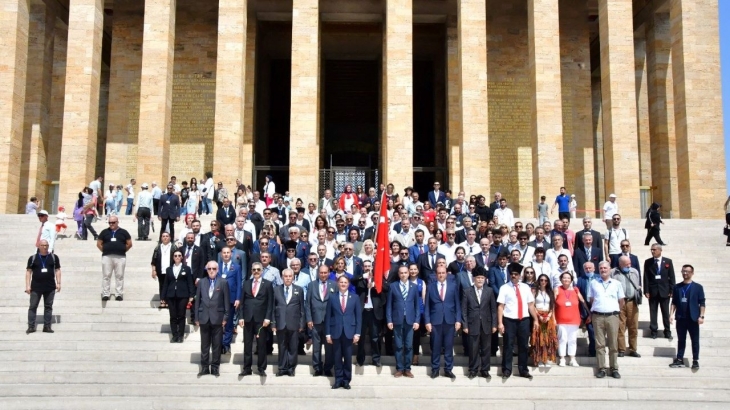 Atabey19 Gençlik Kültür Ocakları Genel Başkanı Kahveci, Sakarya Meydan Muharebesi'nin Sene-i Devriyesinde Anıtkabir’de